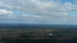 The amazing view from Stone Mountain